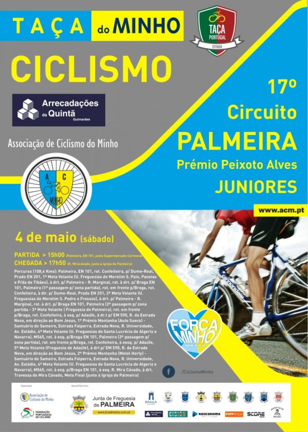 Taça de Portugal de Juniores no 17º Circuito de Palmeira / Prémio Peixoto Alves